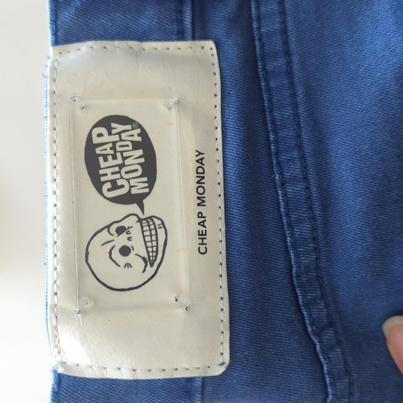 Cheap Monday Light Blue Skinny Jeans + Top Shop Leigh Jeans Bundle Fit Size 25 - Picture 4 of 6